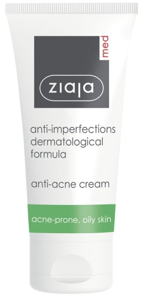 Ziaja Med - Asilo nido antibatterico per l'acne - Anti-Imperfections Formula Acne Balance Cream