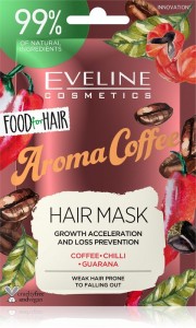 Eveline Cosmetics - Haarmaske - Food For Hair Aroma Coffee Haarmaske 20ml