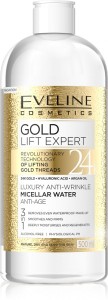 Eveline Cosmetics - Gold Lift Expert Luxury Anti-Wrinkle Micellar Water Anti-Age 3In1 500Ml