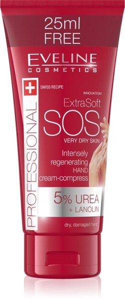 Eveline Cosmetics - Handcreme - Extra Soft SOS regenerierende Handcreme