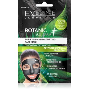Eveline Cosmetics - Gesichtsmaske - Botanic Expert reinigende & mattierende Gesichtsmaske