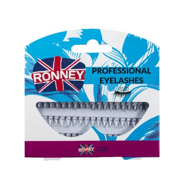 Ronney Professional - Knotenfreie Einzelwimpern - RL 00036 - Eyelashes 12mm Medium