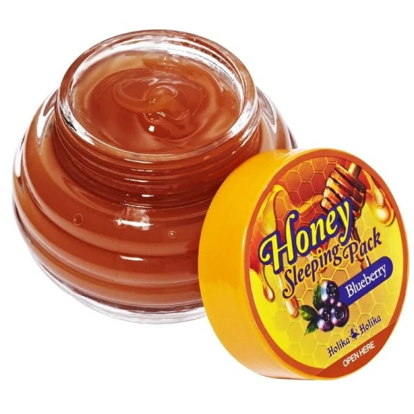 Holika Holika - Gesichtsmaske - Honey Sleeping Pack - Blueberry