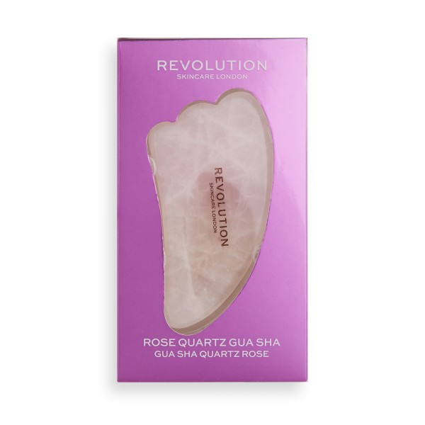 Revolution - Gua Sha aus Rosenquarz - Skincare Rose Quartz Gua Sha