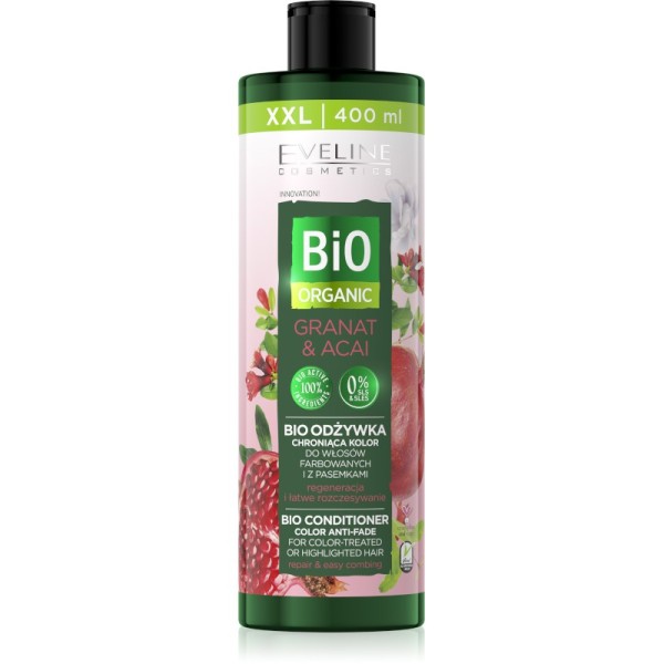 Eveline Cosmetics - Haarspülung - Bio Organic - Bio Conditioner Color Anti-Fade - Granat & Acai