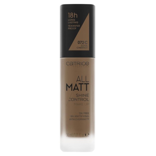 Catrice - online exclusives - All Matt Shine Control Make Up - 072 C Cool Chestnut