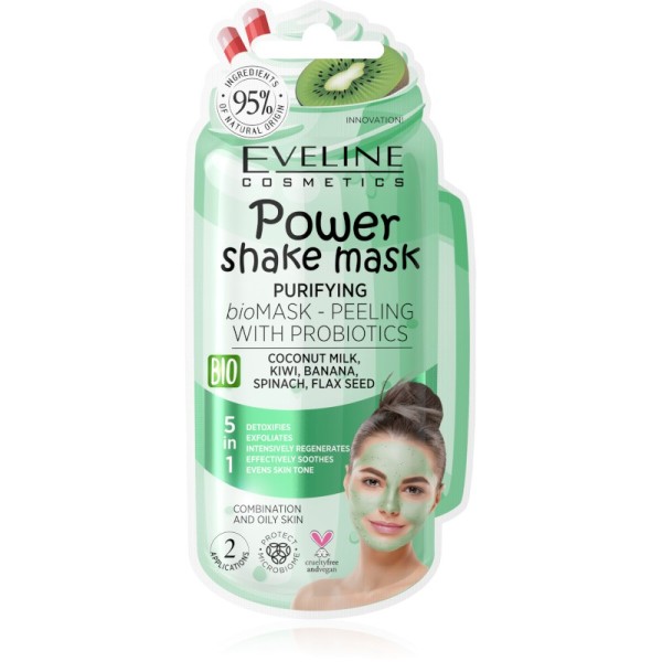 Eveline Cosmetics - Gesichtsmaske - Power Shake Mask Purifying