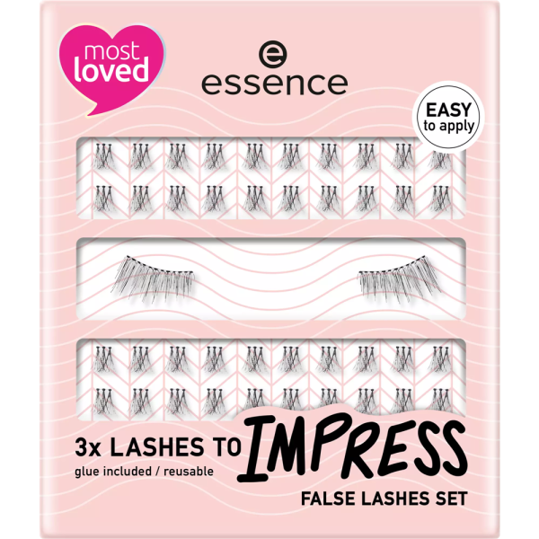 essence - False eyelashes - Lashes To Impress - False Lashes Set 01