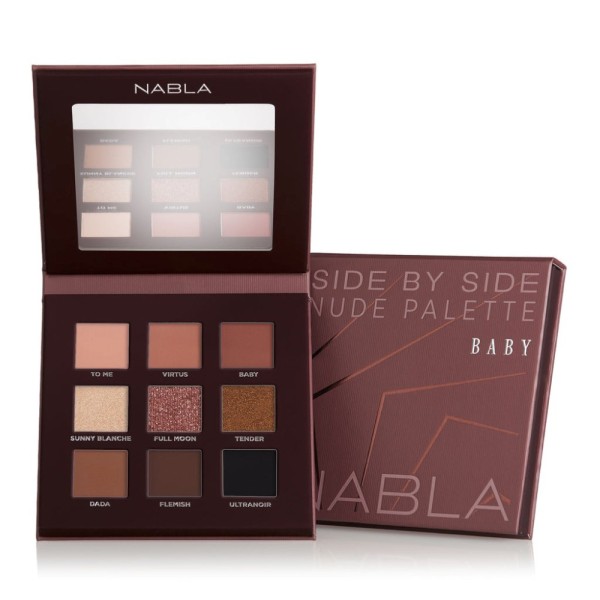Nabla - Eyeshadow Palette - Side By Side Nude Palette Baby