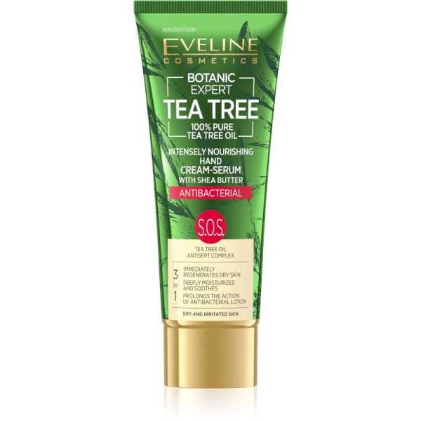 Eveline Cosmetics - Handcreme - Botanic Expert Tea Tree - S.O.S Antibacterial Intensely Nourishing H
