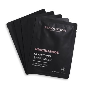 Revolution - Gesichtsmaske - Skincare Niacinamide Clarifying Sheet Mask - 5 Stk