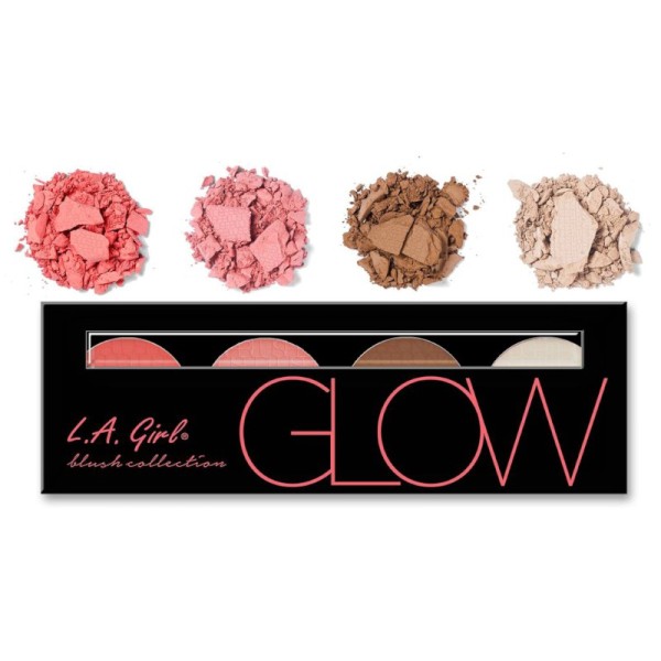 L.A. Girl - Makeup Palette - Beauty Brick Blush Collection - Glow