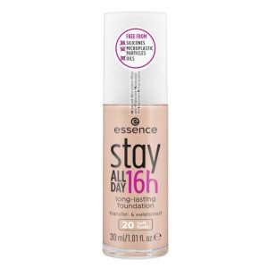 essence - Fondazione - stay ALL DAY 16h long-lasting Foundation 20 - Soft Nude