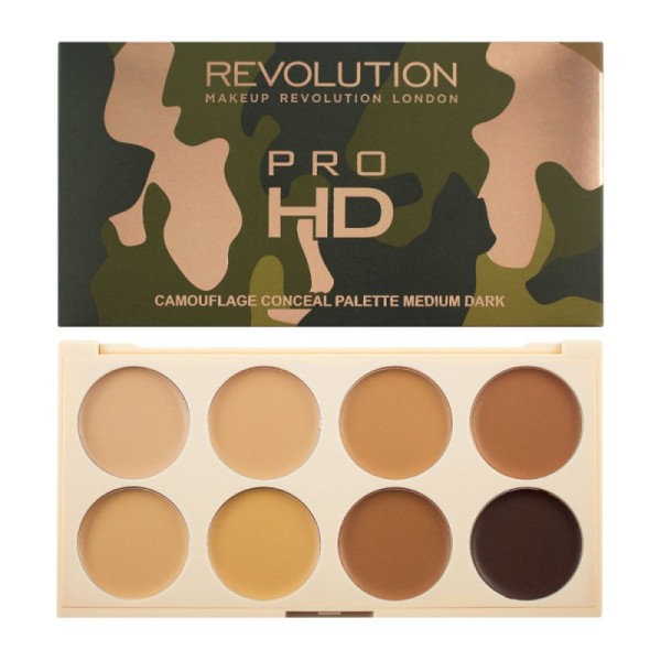Makeup Revolution - Concealerpalette - Pro HD Camouflage Medium Dark