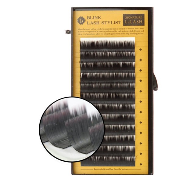 Blink - Individual eyelashes - Mink-Lashes - L-Curl - Diameter 0,15mm