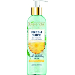 Bielenda - Reinigungsgel - Fresh Juice Brightening Micellar Gel With Bioactive Citrus Water Pineappl