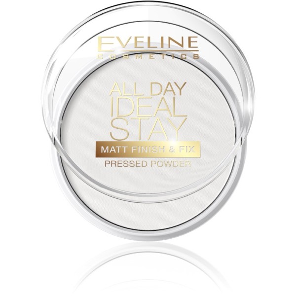 Eveline Cosmetics - Puder - All Day Ideal Stay Matt Finish & Fix Pressed Powder - No 60
