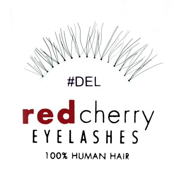 Red Cherry - False Eyelashes No. DEL - Human Hair