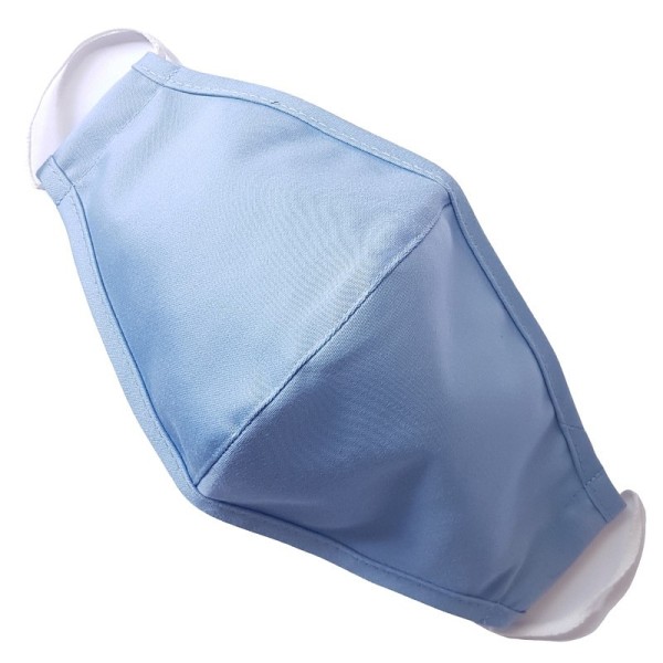 lenipro - Maschera in tessuto - riutilizzabile - azzurro