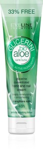 Eveline Cosmetics - Glicerini Hand And Nail Cream With Aloe Vera 100Ml