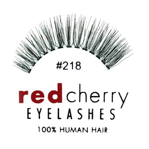 Red Cherry - False Eyelashes No. 218 Bentley - Human Hair