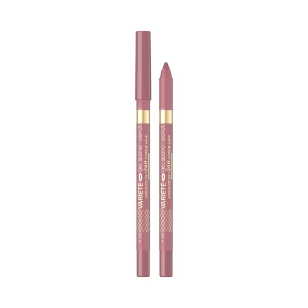Eveline Cosmetics - Lip Liner - Variete - Gel Lip Liner Matt Waterproof - No. 2 Pinkish