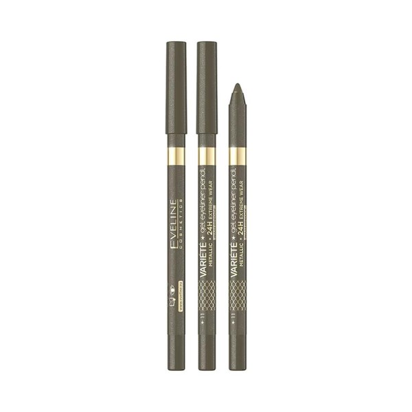 Eveline Cosmetics - Gel Eyeliner Pencil - Variete Gel Eyeliner Pencil 11 Khaki