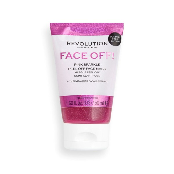 Revolution - Gesichtsmaske - Pink Glitter Peel Off Mask