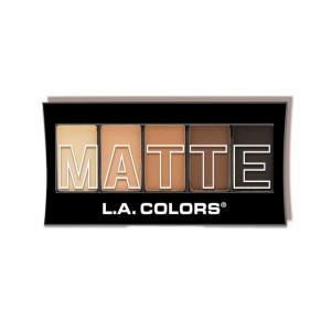 LA Colors - Lidschattenpalette - 5 ColorMatte Eyeshadow - Brown Tweed