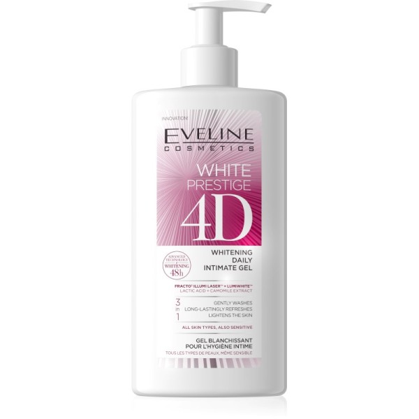 Eveline Cosmetics - White Prestige 4D Whitening Daily Intimate Gel 250Ml