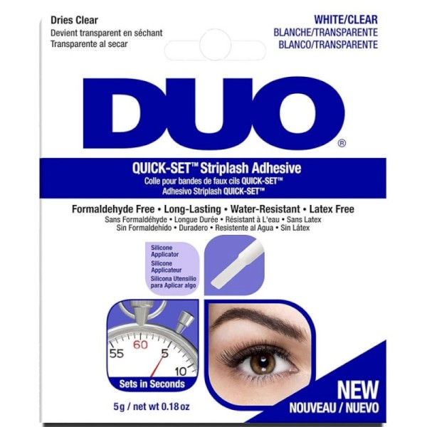 DUO - colla per ciglia - Duo Striplash Adhesive - Quick-Set - Clear