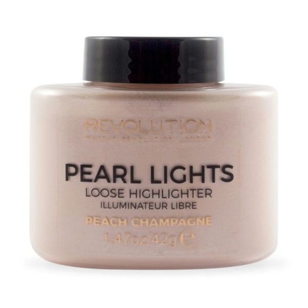 Makeup Revolution - Highlighter - Pearl Lights Loose Highlighter - Peach