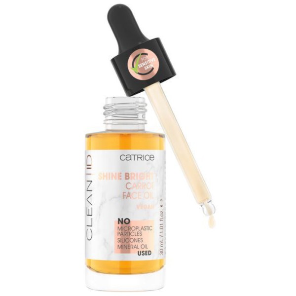 Catrice - Olio per il viso - Clean ID Shine Bright Carrot Face Oil