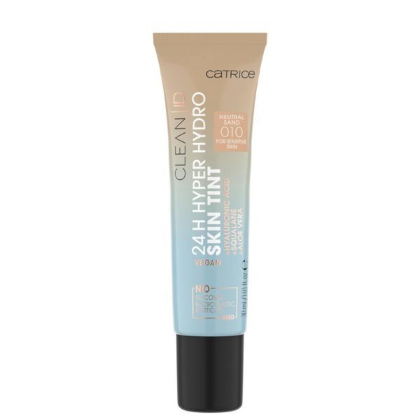 Catrice - Getönte Tagespflege - Clean ID 24H Hyper Hydro Skin Tint 010 - Neutral Sand