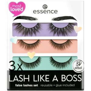 essence- lashes - 3x LASH LIKE A BOSS false lashes set - 01 My most loved lashes