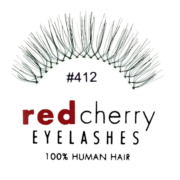Red Cherry - False Eyeleashes No. 412 Dylan - Human Hair