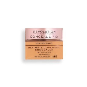 Revolution - Concealer - Conceal & Fix Ultimate Coverage Concealer - Golden Sand/Golden Tan