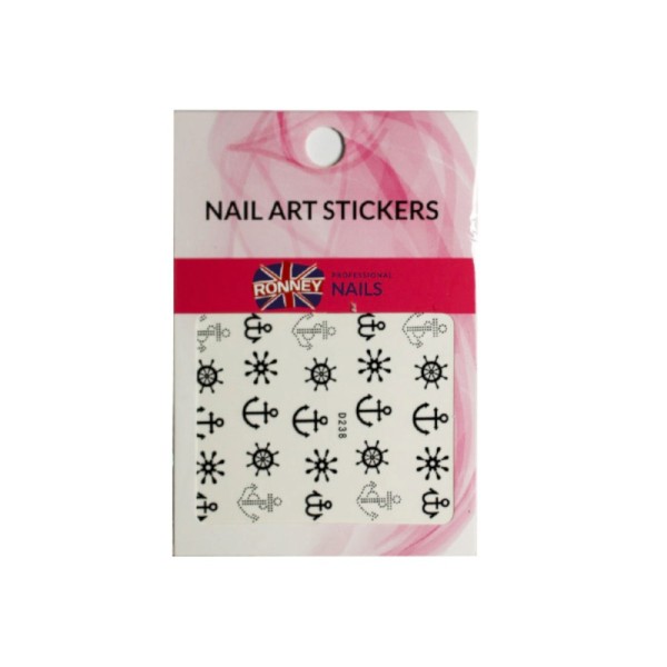 Ronney Professional - Nagelsticker - Nail Art Sticker - Anker