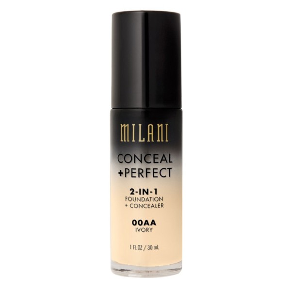 Milani - Foundation + Concealer - Conceal + Perfect - 2 in 1 - Ivory - 00AA