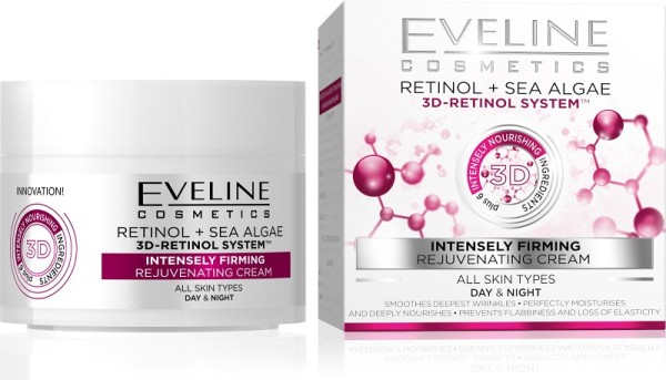 Eveline Cosmetics - Gesichtscreme - 3D-Retinol System intensiv straffende Tages- und Nachtcreme