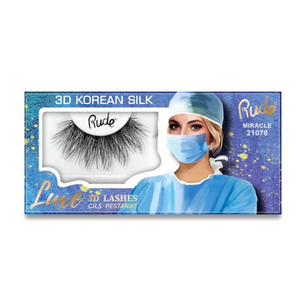 RUDE Cosmetics - Falsche Wimpern - Luxe 3D Korean Silk Lashes - Miracle