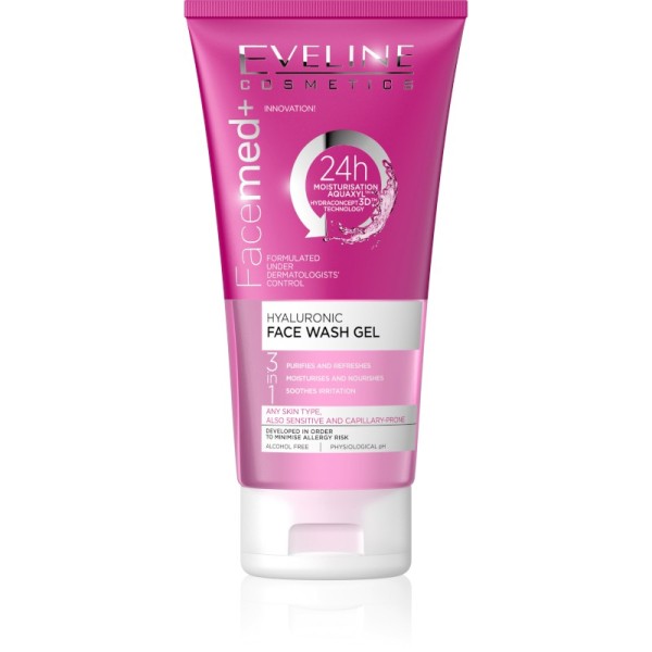 Eveline Cosmetics - Facemed+ Hyaluronic Face Wash Gel