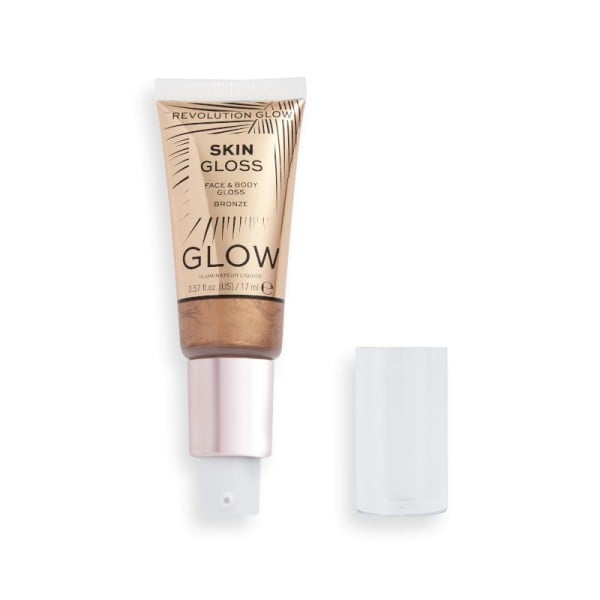 Revolution - Highlighter - Glow Skin Gloss - Face & Body Gloss Illuminator - Bronze