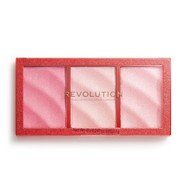 Revolution - Precious Stone Highlighter Palette - Ruby Crush