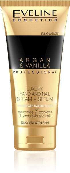 Eveline Cosmetics - Argan & Vanilla Professional Luxury Hand And Nail Cream-Serum 100Ml