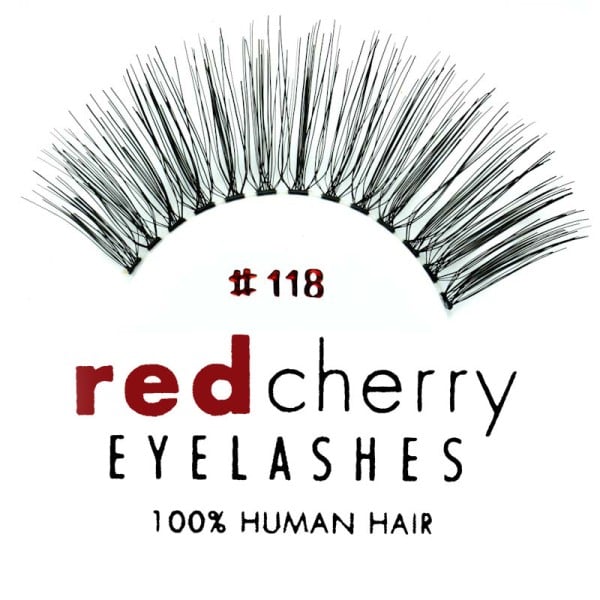 Red Cherry - False Eyelashes Nr. 118 Simone - Human Hair