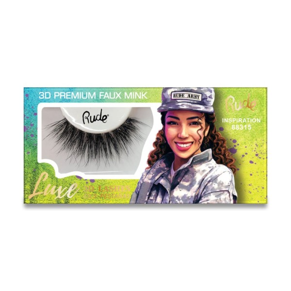 RUDE Cosmetics - Luxe 3D Premium Faux Mink Lashes - Inspiration