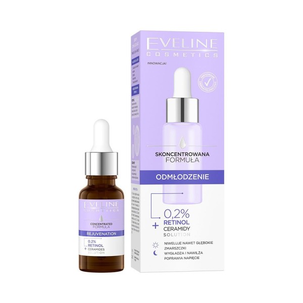 Eveline Cosmetics - Gesichtsserum - Concentrated Formula Rejuvenation Serum - 18ml