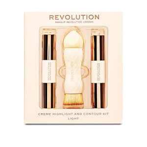 Makeup Revolution - Makeup Set - Creme Highlight and Contour Kit - Light