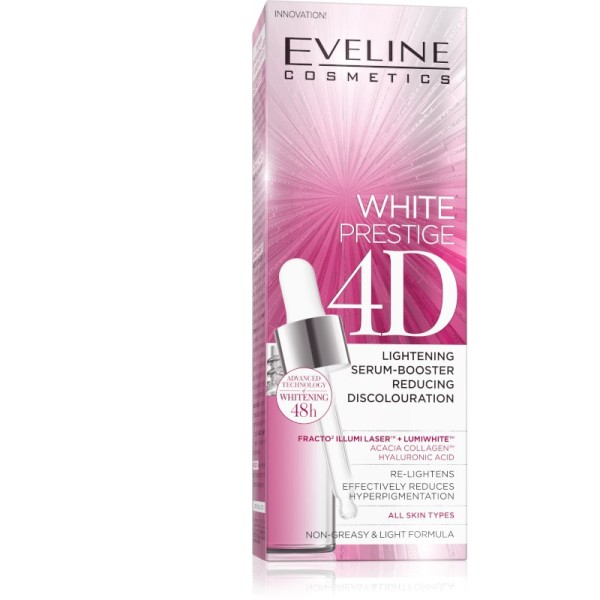 Eveline Cosmetics - White Prestige 4D Lightening Serum-Booster - Reducing Discolouration
